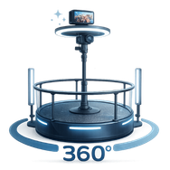 360 Grad Videobooth Plattform für Events in Frankfurt