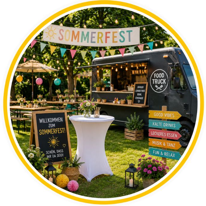 Sommerfest Dekoration