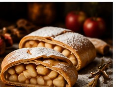 Apfelstrudel – Weihnachtsmarkt Catering Frankfurt
