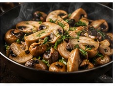 Champignonpfanne – Weihnachtsmarkt Catering Frankfurt