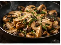 Champignonpfanne – Weihnachtsmarkt Catering