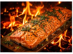 Flammlachs – Weihnachtsmarkt Catering Frankfurt