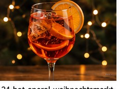 Hot Aperol – Weihnachtsmarkt Catering Frankfurt