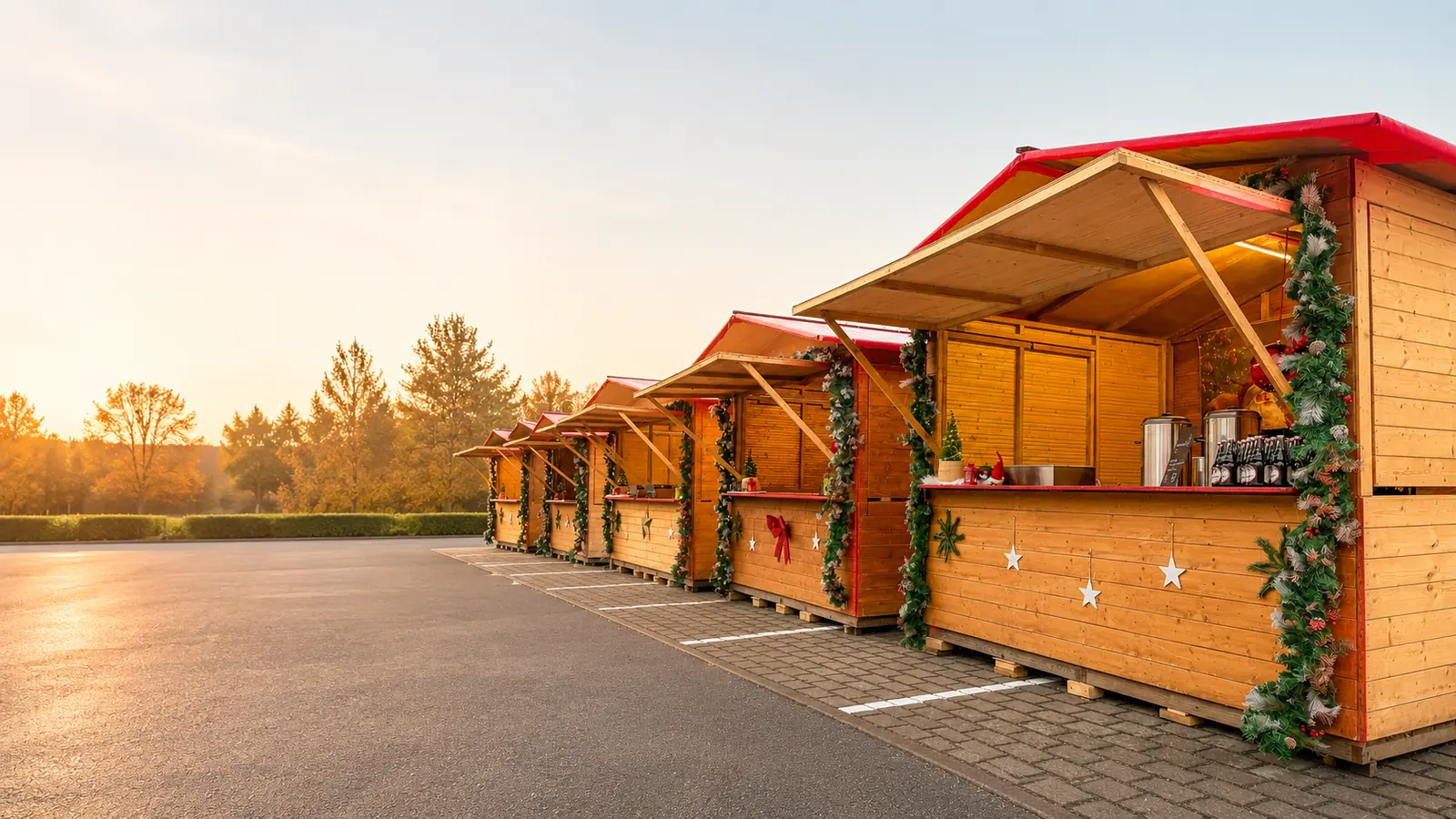 Mobiler Firmenweihnachtsmarkt mit rund 1.000 Gästen