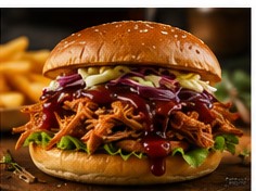 Pulled-Pork-Burger – Weihnachtsmarkt Catering Frankfurt