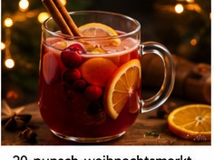 Fruchtpunsch – Weihnachtsmarkt Catering Frankfurt