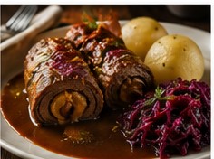 Rinderroulade – Weihnachtsmarkt Catering Frankfurt