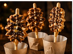 Waffeln am Stiel – Weihnachtsmarkt Catering Frankfurt