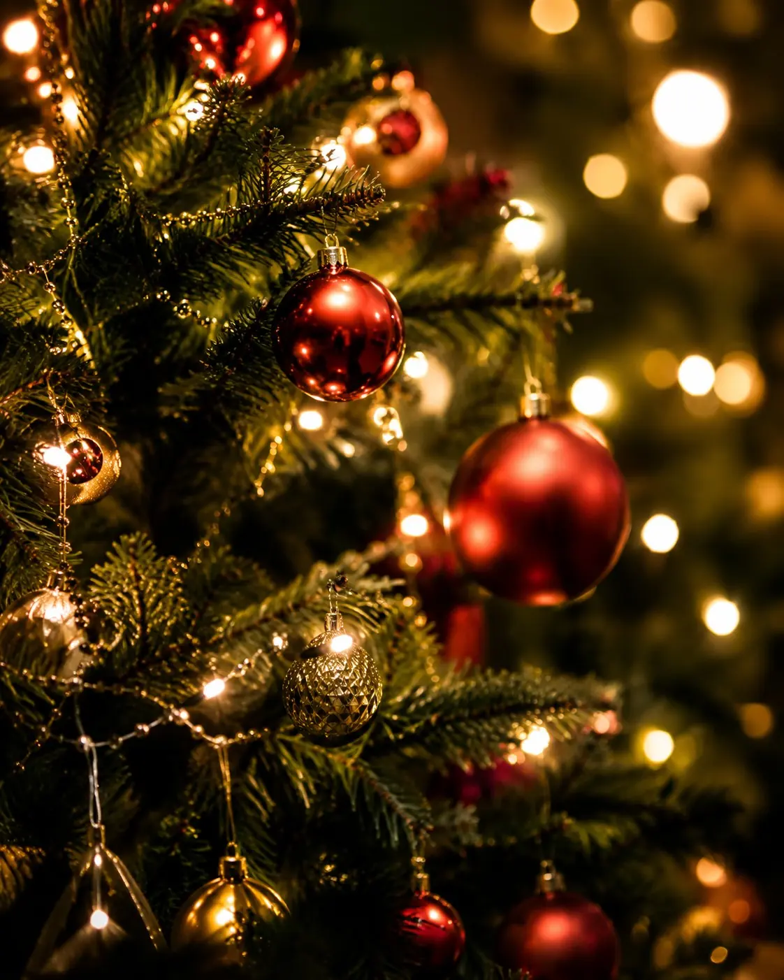 Weihnachtsdekoration für einen mobilen Firmenweihnachtsmarkt