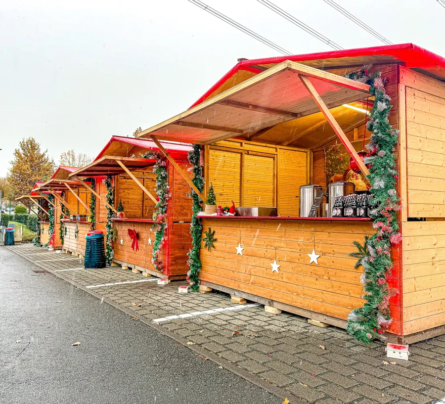 Mobiler Weihnachtsmarkt für 1000 Gäste von Meyer Events